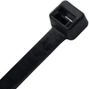 11.1" Black Heat Stabilized Cable Ties  50 lb.