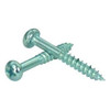 #5 x 1" Phillips Round Head Wood Screw Zinc (100/Pkg.)