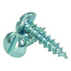 #7 x 1-1/2" Round Slotted Wood Screw Zinc (100/Pkg.)