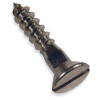 #8 x 3/4" Flat Slotted Wood Screw 304 Stainless Steel (100/Pkg.)
