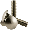 3/8"-16 x 2-1/2" Fully Threaded Carriage Bolts Coarse 18-8 Stainless Steel (300/Bulk Pkg.)