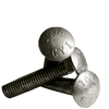 1/4"-20 x 3-1/2" Fully Threaded Carriage Bolts A307 Grade A Coarse HDG (625/Bulk Pkg.)