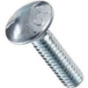 M8-1.25 x 50 mm Partially Threaded Carriage Bolts DIN 603 4.6 Zinc Cr+3 (300/Bulk Pkg.)