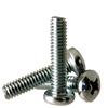 #12-24 x 3/4" (Fully Threaded) Machine Screws Pan Head Phillips Zinc Cr+3 (4,000/Bulk Pkg.)