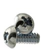 #10-32 x 2" (Fully Threaded) Machine Screws Round Head Phillips Zinc Cr+3 (2,500/Bulk Pkg.)
