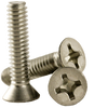 1/4"-20 x 4" (Fully Threaded) Phillips Flat Head Machine Screws, Coarse 18-8 A-2 Stainless Steel (300/Bulk Pkg.)