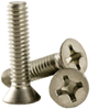 #12-24 x 3/8" (Fully Threaded) Phillips Flat Head Machine Screws 18-8 Stainless (2,000/Bulk Pkg.)