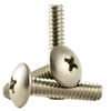 #10-24 x 1/2" (Fully Threaded) Phillips Truss Head Machine Screws, Coarse 18-8 A-2 Stainless Steel (3,000/Bulk Pkg.)