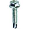 1/4"-14 x 2" Indent Hex Washer Head, Med Duty #3 Point TEKS Self Drilling Screws , Bulk- Climaseal (1,500/Bulk Pkg.)