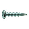 #6-20 x 3/4" Phillips Pan Head, #2 Point Bsd Proferred Self Drilling Screws, Zinc Cr+3 (10,000/Bulk Pkg.)