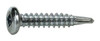 #8-18 x 1/2" F/T Pan Head Square, #2 Point Self Drilling Screws Zinc Cr+3 (7,000/Bulk Pkg.)