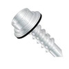 #12-14 x 1" Self Drilling Screws Hex Washer Head Unslotted W/ Bonded Washer Zinc Cr+3 (2,500/Bulk Pkg.)