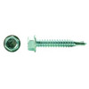 #8-18 x 1" Indent Hex Washer Head TEKS/2, Self Drilling Screws, Zinc Cr+3, (100/Pkg.)