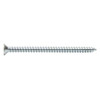 #8-15 x 2" Flat Slotted Tapping Screws Type A Zinc Cr+3 (100/Pkg.)
