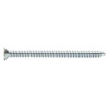 #10-12 x 1-1/4" Flat Slotted Tapping Screws Type A Zinc Cr+3 (100/Pkg.)