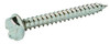 #4-24 x 3/8" Indented Hex Washer Head Slotted Tapping Screws Type AB Zinc Cr+3 (29,300/Bulk Pkg.)