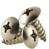#12 x 1-3/4" F/T Self-Tapping Screws Phillips Truss Head Type A 18-8 A2 Stainless Steel (1,000/Bulk Pkg.)