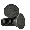 1/2"-13 x 1-1/2" Grade 5 Plow Bolts No.3 Head, Full Thread, Plain (450/Bulk Pkg.)