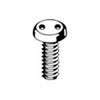 8-32 X 1" Pan Head "Snake Eyes" Spanner Machine Screw, 18-8 Stainless Steel (100/Pkg.)