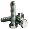 5/16"-18 x 3-3/4" Fully Threaded Hex Tap Bolt A307 Grade A Coarse Low Carbon Zinc Cr+3 (25/Pkg.)