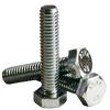 5/8"-11 x 4" Fully Threaded Hex Tap Bolt A307 Grade A Coarse Low Carbon Zinc Cr+3 (5/Pkg.)