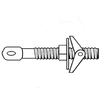 1/4"-20 x 3" Toggle Bolts - Acoustical Zinc Cr+3 (25/Pkg.)