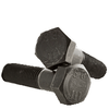M16-2.00 x 110 mm Partially Threaded Hex Cap Screws 8.8 DIN 931 / ISO 4014 Coarse Med. Carbon Plain (90/Bulk Pkg.)