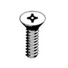 4-40 X 1/2 Flat Head Phillips Security Machine Screw, 18-8 Stainless Steel (100/Pkg.)