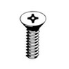 10-24 X 3 Flat Head Phillips Security Machine Screw, 18-8 Stainless Steel (100/Pkg.)