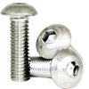 1/4"-20 x 3/4" Fully Threaded Button Socket Caps Coarse 18-8 Stainless (2,500/Bulk Pkg.)