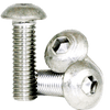 1/4"-20 x 3/4" Fully Threaded Button Socket Caps Coarse 18-8 Stainless (2,500/Bulk Pkg.)