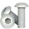 1/4"-28 x 5/8" Fully Threaded Button Socket Cap Coarse Alloy Mechanical Zinc (500/Bulk Pkg.)