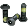 #10-32 x 1/4" Fully Threaded Button Socket Caps Fine Alloy w/ Nylon-Patch Thermal Black Oxide (1,000/Bulk Pkg.)