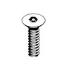 6-32 X 1 Flat Head Socket Cap Security Screw with Pin, 18-8 Stainless Steel (100/Pkg.)