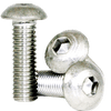 #8-32 x 5/8" Fully Threaded Button Socket Caps Coarse 18-8 Stainless (2,500/Bulk Pkg.)