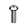 M3-0.5 X 16 Button Head Torx Security Machine Screw, 18-8 Stainless Steel (100/Pkg.)