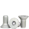 1/4"-20 x 1/2" Fully Threaded Flat Socket Cap Coarse Alloy Mechanical Zinc (500/Bulk Pkg.)