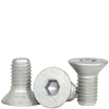 1/4"-20 x 1" Fully Threaded Flat Socket Cap Coarse Alloy Mechanical Zinc (500/Bulk Pkg.)