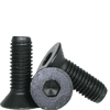 1"-8 x 2-3/4" Fully Threaded Flat Socket Caps Coarse Alloy Thermal Black Oxide (40/Bulk Pkg.)