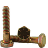 1-1/4"-7 x 5-1/2" Partially Threaded Hex Cap Screw, Grade 8, Zinc-Yellow Bake CR+6 (15/Bulk Qty.)