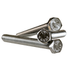 1/2"-13 x 1" Fully Threaded Hex Cap Screws Coarse A2 18-8 Stainless Steel (250/Bulk Pkg.)