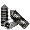 #8-32 x 7/16" Non-Standard Socket Set Screws Cone Point Coarse Alloy Thermal Black Oxide (5,000/Bulk Pkg.)