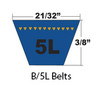 5L V-Belts 5L V-Belts