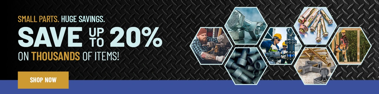 Save up to 20% on thousands of items!
