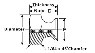 256x1/4" Hex Thumb Nuts, Stainless Steel AFT Fasteners
