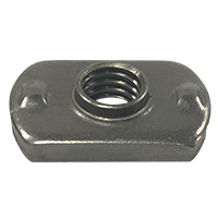 1/4"20 Spot Weld Nut, Dual Rib Projection AFT Fasteners