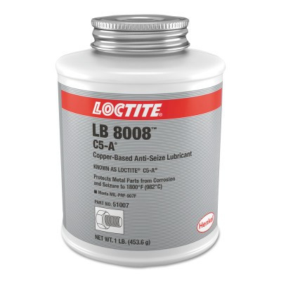 Loctite C5A Copper Based AntiSeize Lubricant, 1 lb Brush Top Can, 1