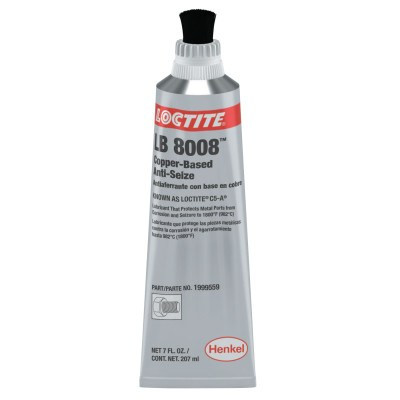 Loctite C5A® Copper Based AntiSeize Lubricant, 7 oz Brush Top Tube, 6