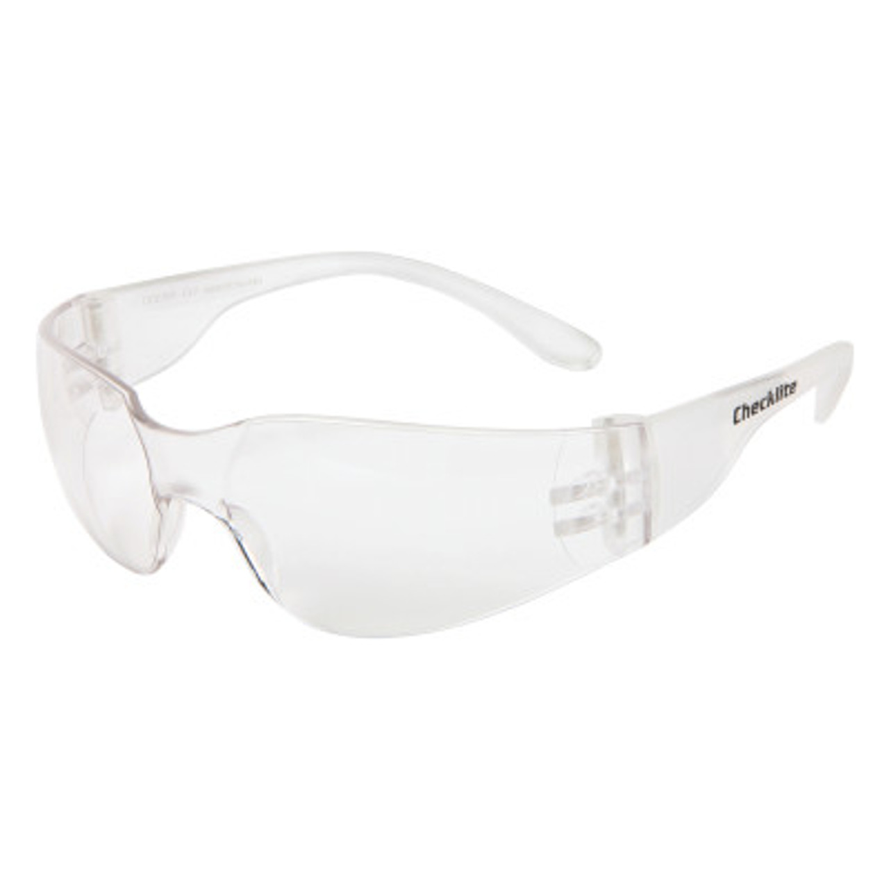 Mcr Safety Checklite Safety Glasses Clear Lens Duramass Hard Coat 12 Dz Aft Fasteners