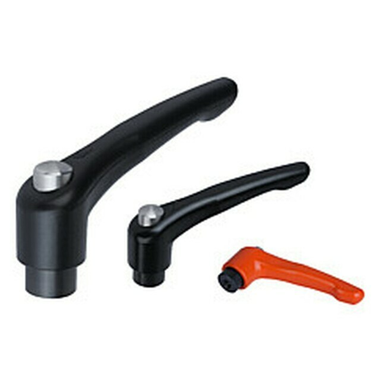 Orange Color Steel Components 40 mm Screw Length Size 5 Inch Kipp 06610-5A62X40 Fiberglass Reinforced Plastic/Steel Adjustable Handle with 5/8-11 External Thread,Novo·Grip Style Orange Color Steel Components 40 mm Screw Length Size 5 Inch Kipp 06610-5A62X40 Fiberglass Reinforced Plastic/Steel Adjustable Handle with 5/8-11 External Thread,Novo·Grip Style